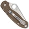Spyderco 2024 Spyderco Reveal 14, Para 3 Brown Canvas Micarta Cpm Cru-Wear, Plain Edge SPY-C223MPCW - alternate 2